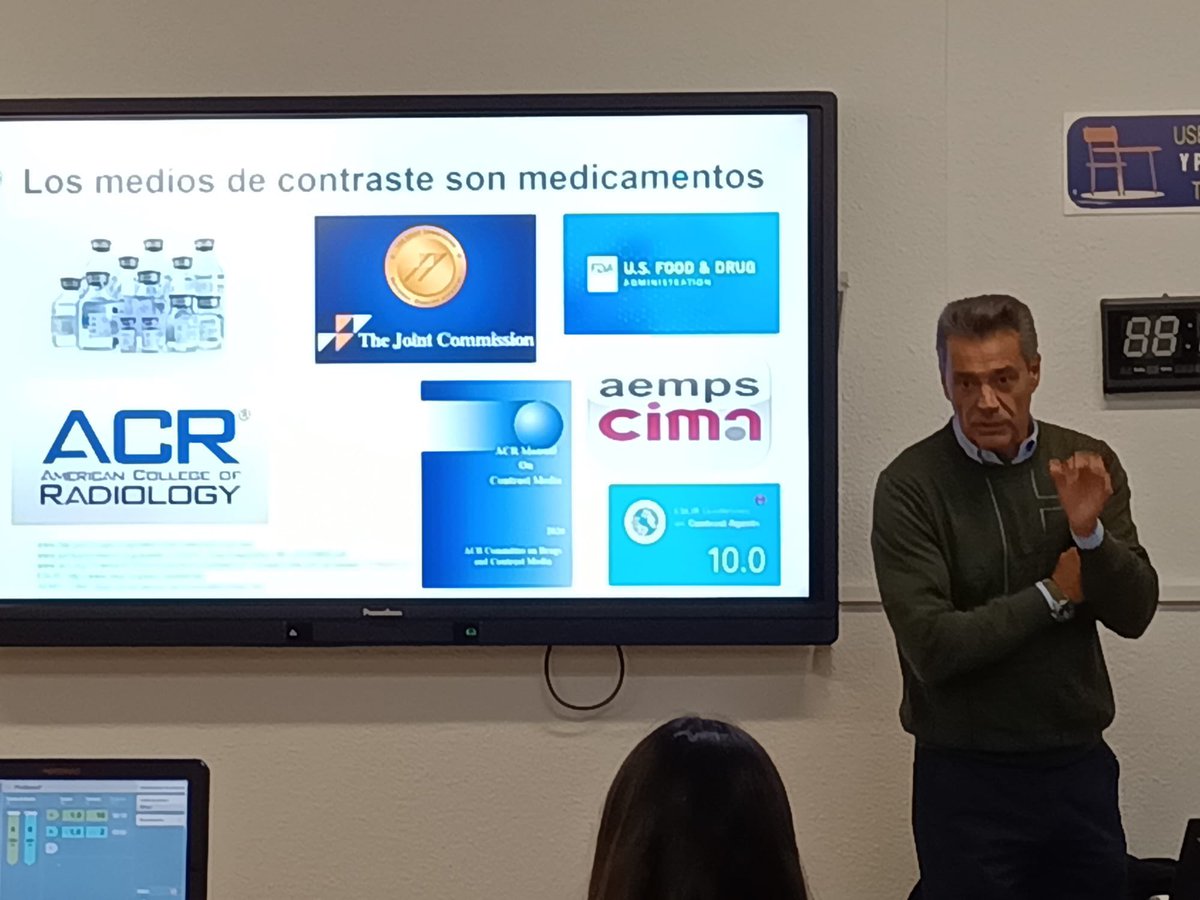 Los #TSID son los encargados de realizar pruebas de diagnostico complejas como los TAC o Resonancias Magnéticas , hoy hemos estado en <a href="/itep_es/">ITEP Formación</a> colaborando en la formación de futuros #TSID <a href="/BayerEspana/">Bayer España</a> #rx #radiology #rayos