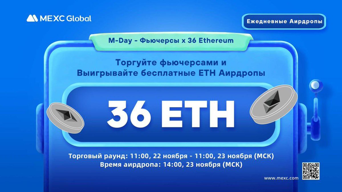 vtssidekai's tweet photo. 📣Новый фьючерсный M-Day на MEXC начнет торговый раунд Ethereum (ETH) в 11:00, 22 ноября (МСК)
Ссылки на M-Day:
📎https://t.co/Tvk7xIMRoS
📎https://t.co/UoTsQ7DCuY
Ссылка на форму:
📎https://t.co/IUwfBaIatL https://t.co/W0TLElUC1O