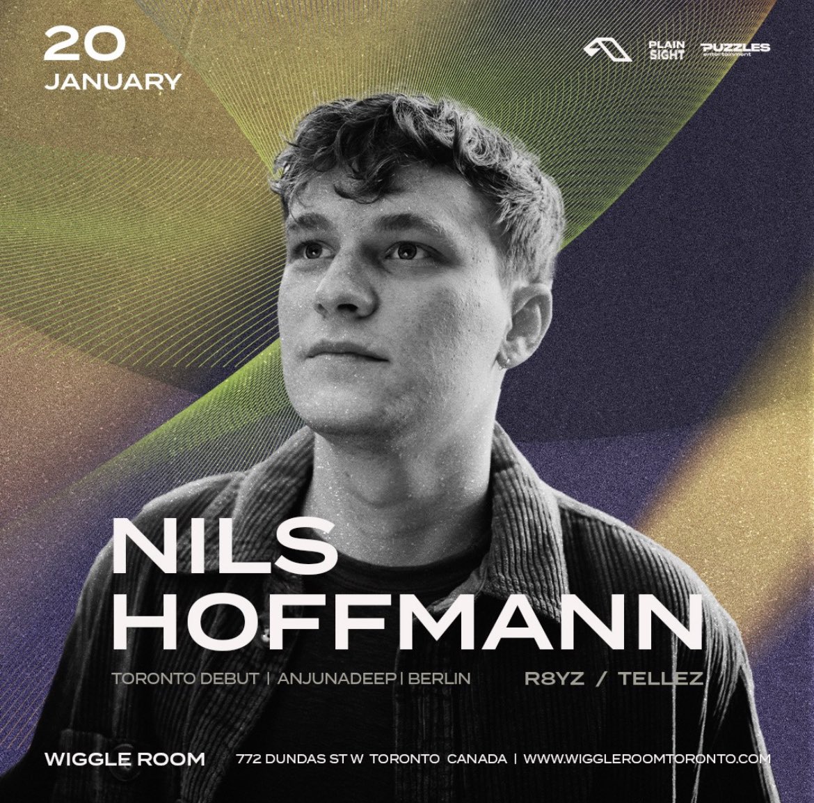 Puzzles_Ent's tweet photo. This Jan 20th @nilshoffmannils will be gracing us with a live set on his A Radiant Sign Tour. Ticket link in bio! #anjunadeep #anjunafam #anjuna #Toronto https://t.co/R69S2spvVu