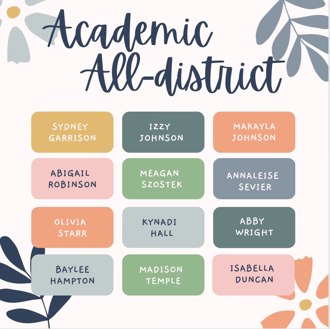 LadyChapVB's tweet photo. Introducing our Academic All-district team. We are so proud of our girls on and off the court! https://t.co/R33GRwWvH9
