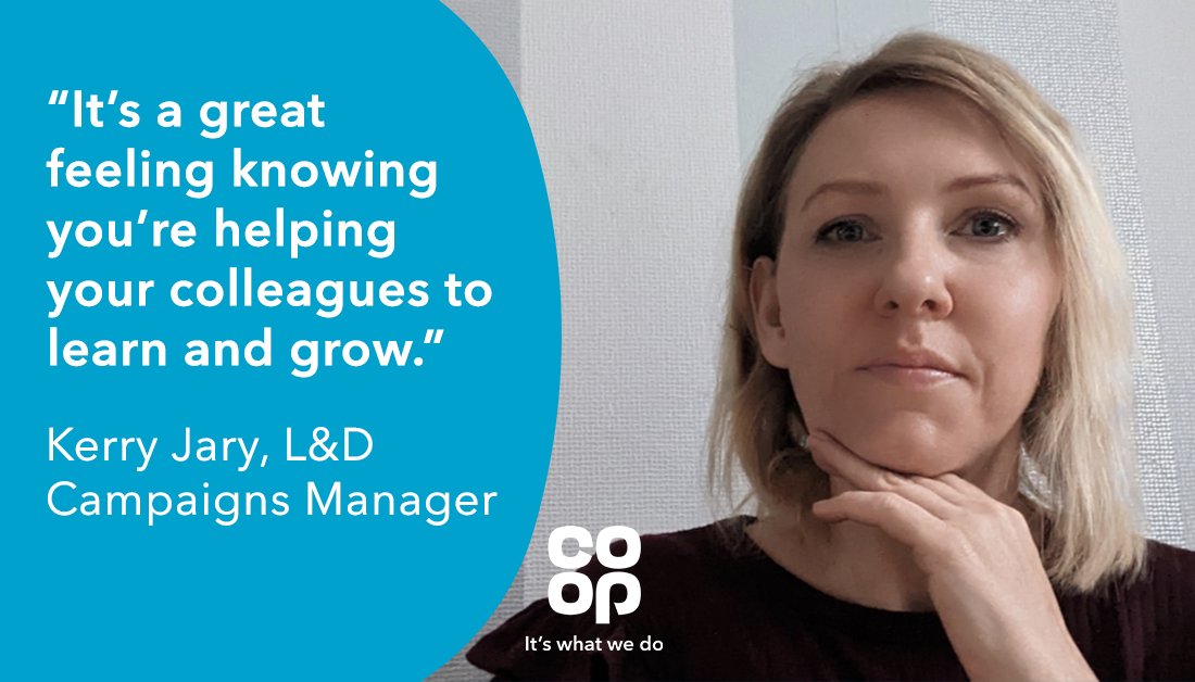 Aledjones19's tweet photo. In building our new @coopuk development offer, we’ve focused on making it easy to navigate for our colleagues. 

Hear from our L&amp;D campaigns manager, Kerry, on how we’ve listened to feedback from colleagues to make the new offer accessible for all ➡️  https://t.co/SouEpCztO8 https://t.co/7qJFrvF6L4