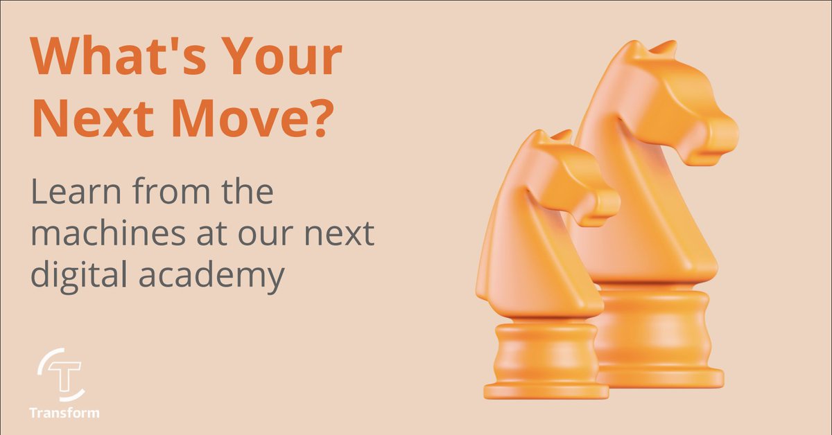 Next week's Transform Academy looks at #machinelearning. If you're interested in joining - this one is online - you can register here. enginegroup.zoom.us/webinar/regist…