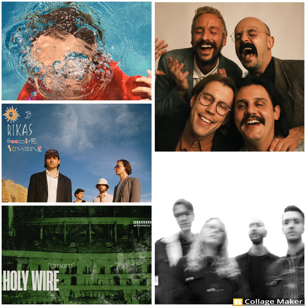 5 more tracks today so listen to the new singles from Rikas (<a href="/rikasband/">Rikas</a>), Gardening (<a href="/wearegardening/">Gardening</a>), Marbles  Dick Dudley &amp; Holy Wire (@holywiremusic) - link in bio!  #music #newmusic #newsong  #innewmusicwetrust #musician #newmusicalert #follow #indie #blogger #musicblog