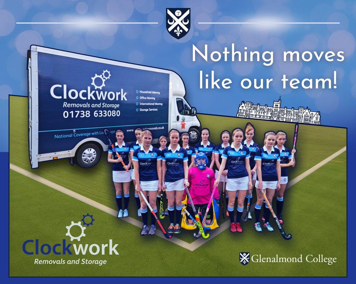 With great pride, we are delighted to showcase our 1st Team Girl's Hockey shirts sponsored by our close friends and great supporters of the college, <a href="/ClockworkUK/">Clockwork Removals</a> 🏑🚛🚚🏡#glenalmondcollege #clockworkremovalsandstorage
