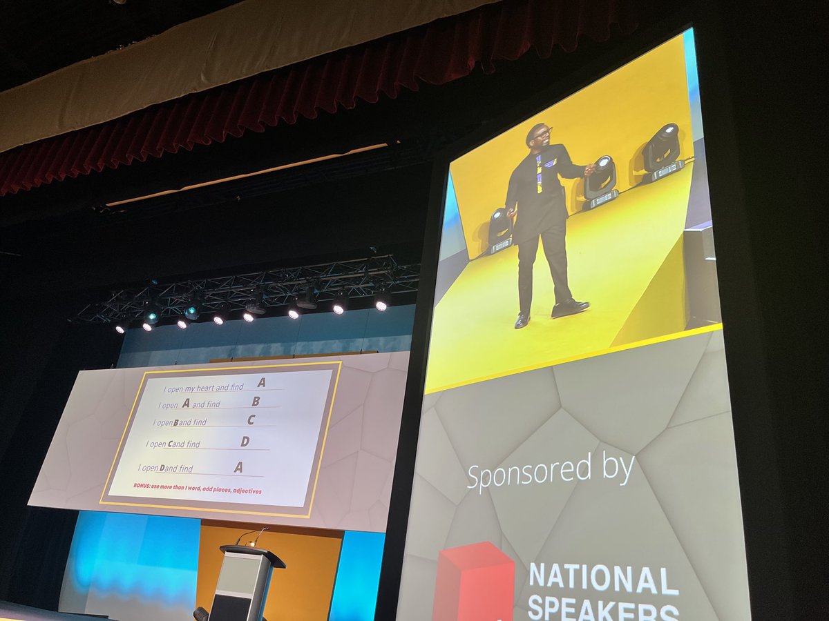 Thank you ⁦<a href="/ianketeku/">Ian Keteku *3.3</a>⁩ for helping us express ourselves with this exercise! #pcmacic22 ⁦<a href="/NSB_Speakers/">NSB</a>⁩
