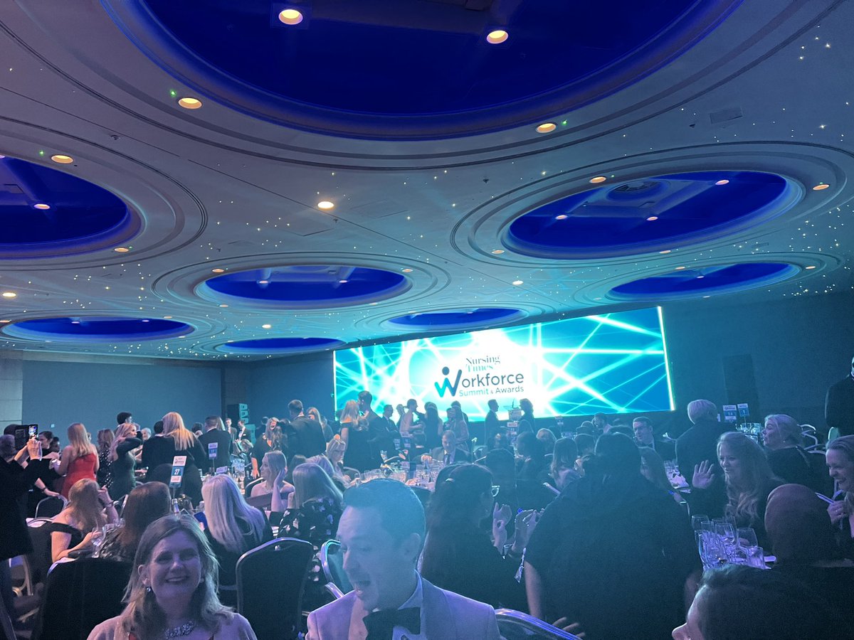 CatrionaRowland's tweet photo. What a fun 🤩 table 29 - good luck to us @NursingTimes #NTworforcrawards @DelvirMehet @BJ_Thompson1 https://t.co/vHEUspxYln