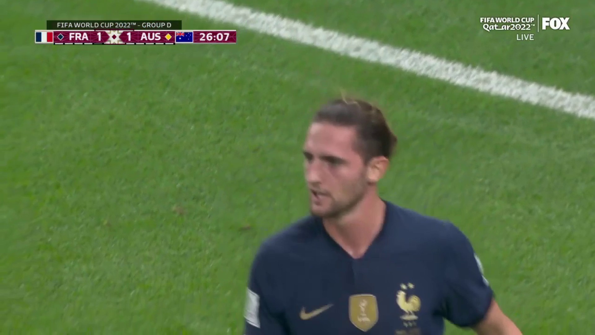 RABIOT TIES IT

France levels the score 💪”
