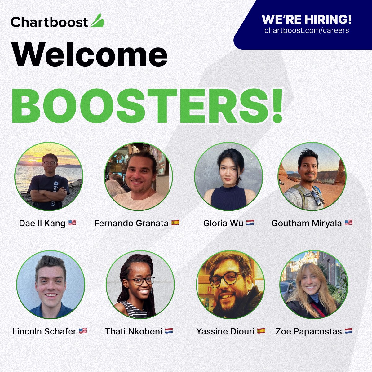 Chartboost's tweet image. It’s been a tumultuous time for many of us in tech, to say the least. We are honored to keep hiring talented people as they build successful lives and careers. Introducing our newest colleagues. 🤗

chartboost.com/careers

#adtech #engineeringjobs #hiring #nowhiring