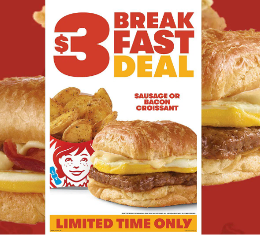 DrewTydeman's tweet photo. @Wendys  has $3 breakfast deals that include a sandwich and a side! Now I can feed my whole family a tasty breakfast at a great price!! #ad https://t.co/PnSO7Wfilz