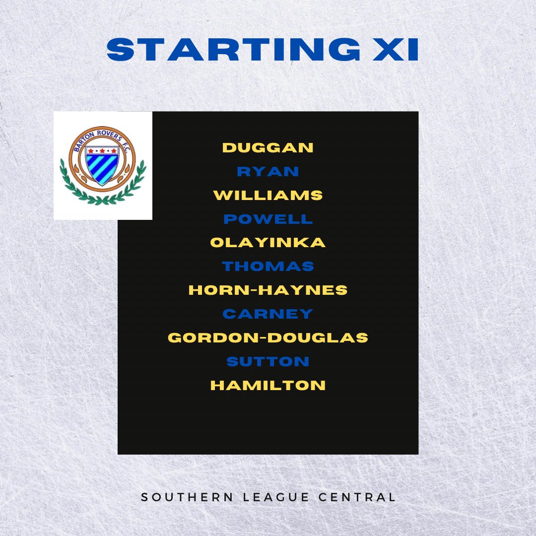 Barton Rovers FC on Twitter "Tonight’s lineup! https//t.co/HrDIjAZnDf