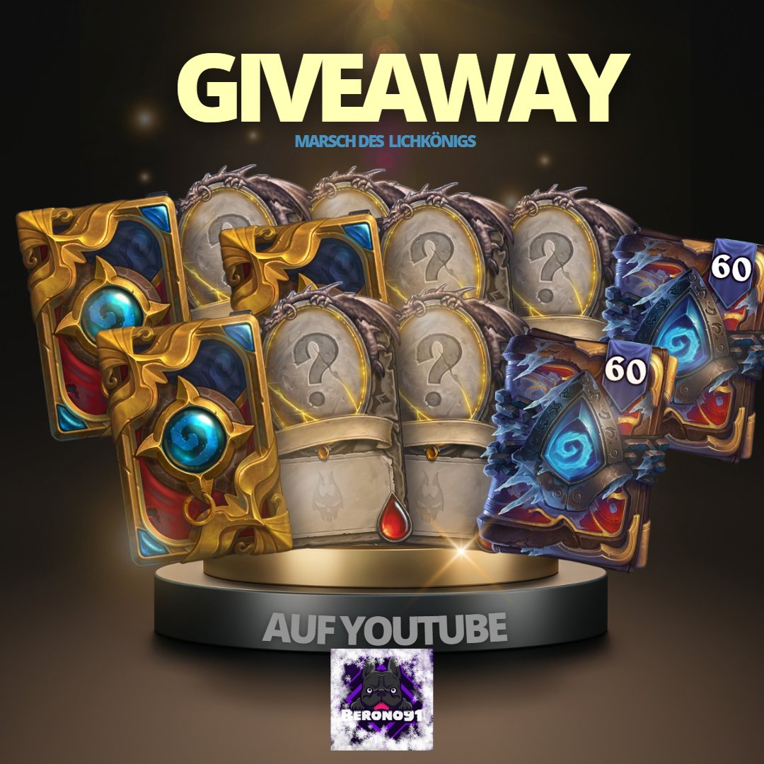 Meine Freunde!

Ich habe dank Blizzard die Möglichkeit, euch drei Bundles der neuen Erweiterung zu verlosen. Das Giveaway findet auf YouTube statt und läuft noch bis Sonntag!

Für alles Weitere schaut euch das Video an und bis morgen!

youtube.com/watch?v=cml_Z3…