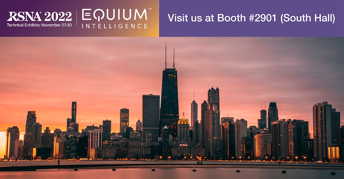 Are you going to #RSNA2022? Come and see Equium to learn how #DemandForecasting can improve productivity and increase revenues for your practice while reducing burnout and enhancing work-life balance for #radiologists.

#ImagingAI #radiology #RSNA22