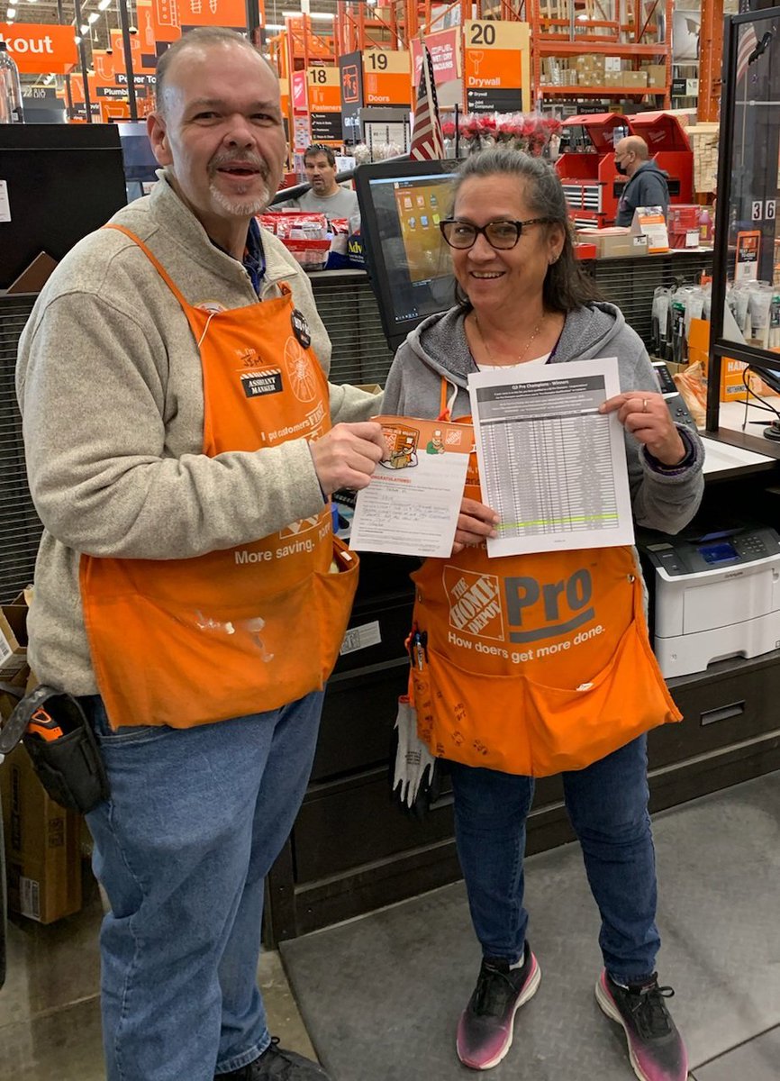 Congratulations Diana. Q3 Pro Champion!!!🎊🎉 Way to go!! Thanks for all you do!!! <a href="/John_Lerch/">John Lerch</a> <a href="/Williams2Tom/">Tom Williams</a> <a href="/THDCarrieAdams/">Carrie Elchert</a> <a href="/julescommon/">Julia Common</a> <a href="/HD3809/">Home Depot 3809</a>