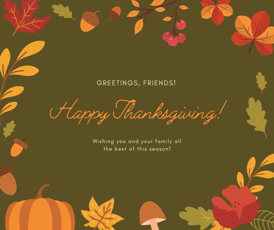 Happy Thanksgiving !!