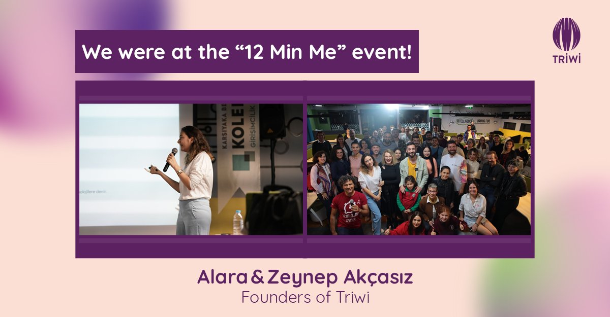 As Triwi, we talked about our journey and discussed how women's health technologies are a new topic in just 12 MINUTES.

Did you know people were very surprised to learn that many people think of house appliances when it comes to women's technology?

#womenshealthtechnologies