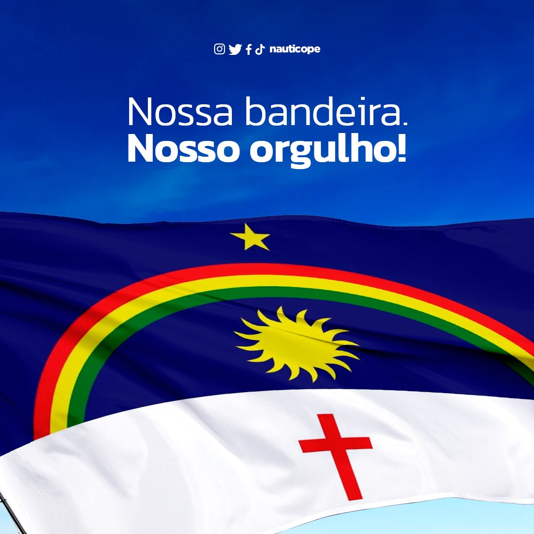 A bandeira de Pernambuco é o nosso orgulho, símbolo de luta e união de um povo. Nossa solidariedade ao jornalista <a href="/ovictorpereira/">Victor Pereira</a>.
