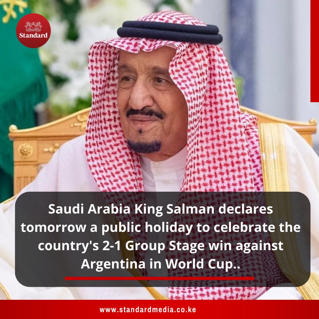 The Standard Digital on Twitter "Saudi Arabia King Salman declares