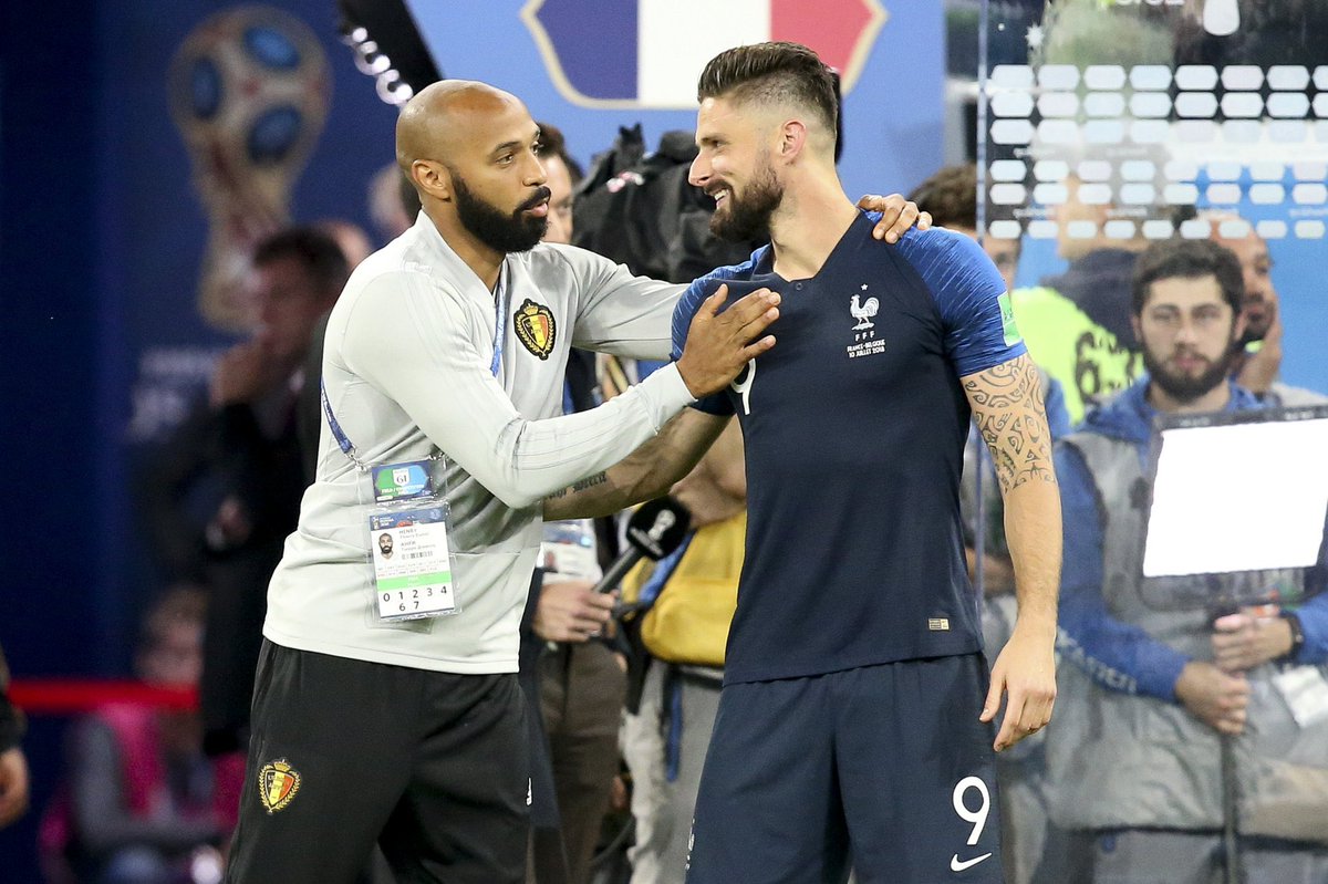 Olivier Giroud nets his 50th goal for France 🇫🇷 and is now just one goal away from equaling Thierry Henry who is the highest goal scorer of all time for Les Bleus. Very underrated player!