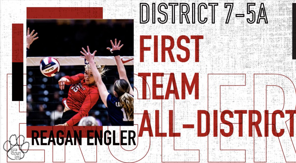 VB_CHHS's tweet photo. District 7-5A 1st All-District! 

🐾 @engler_reagan 
🐾 @maddiebird24 
🐾 @avaash9 

We are proud of each of you!❤️🐾🏐 https://t.co/coQgJSWJPE