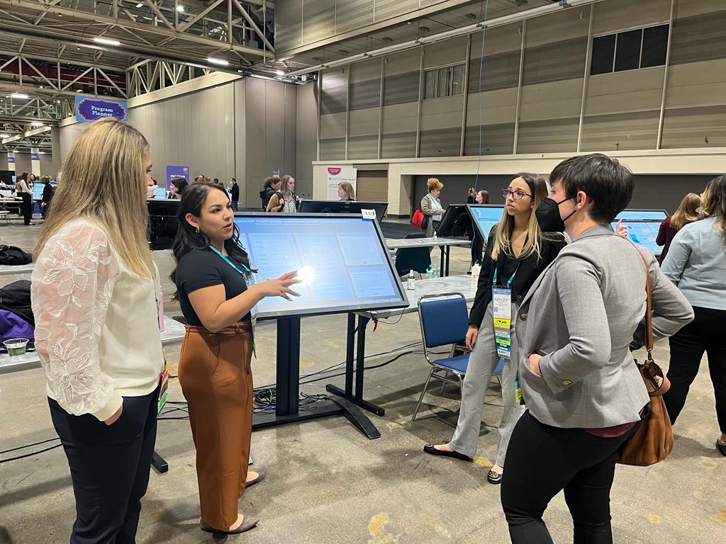 heldresearchlab's tweet photo. That's a wrap on the 2022 ASHA Convention! Congratulations to the HELD research team for presenting on Pediatric Language Assessments via Telehealth: A Systematic Review. #slp #asha2022 #speechies https://t.co/6rk0Ht2UW9