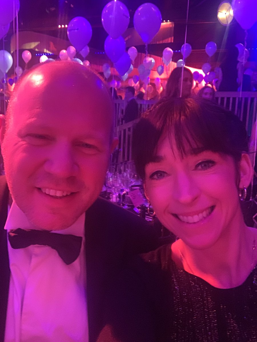 Glammed up and ready for a great evening celebrating the amazing work of women in tech #womanintechexcellence