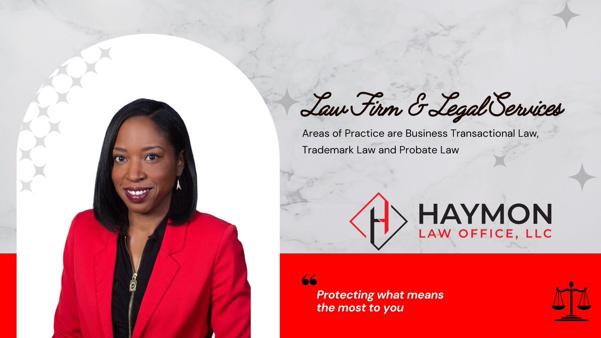 Have you checked out our new website at haymonlawoffice.com?
#trademarklawyer #copyrightlaw #intellectualpropertyattorney