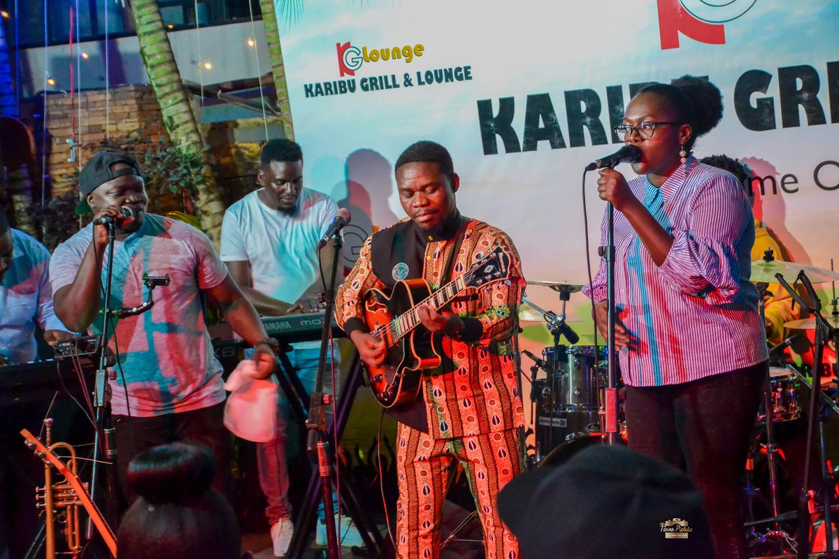 CharmantCm's tweet photo. We just launched our weekly performances at @KaribugrillandL. We invite you all to join this awesome moment, every Sunday evening we got your back. https://t.co/6mul24wKXV