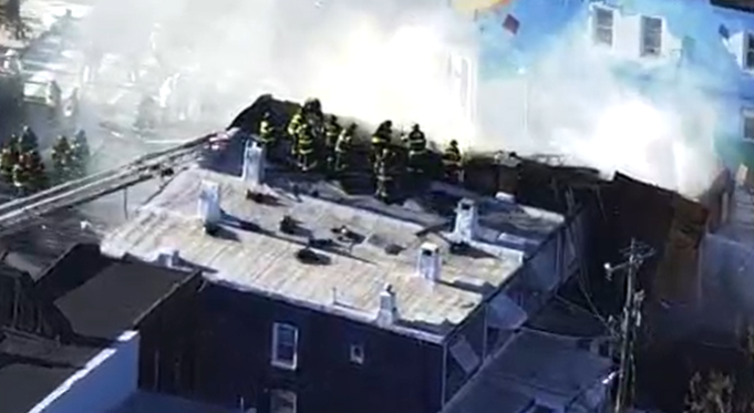 wjz's tweet photo. BREAKING: Police are working to put out a fire from a possible explosion in Baltimore's Pigtown neighborhood, according to the Baltimore Fire Union. What we know: https://t.co/S9oIJDlwtw https://t.co/xTCw3sBqQr
