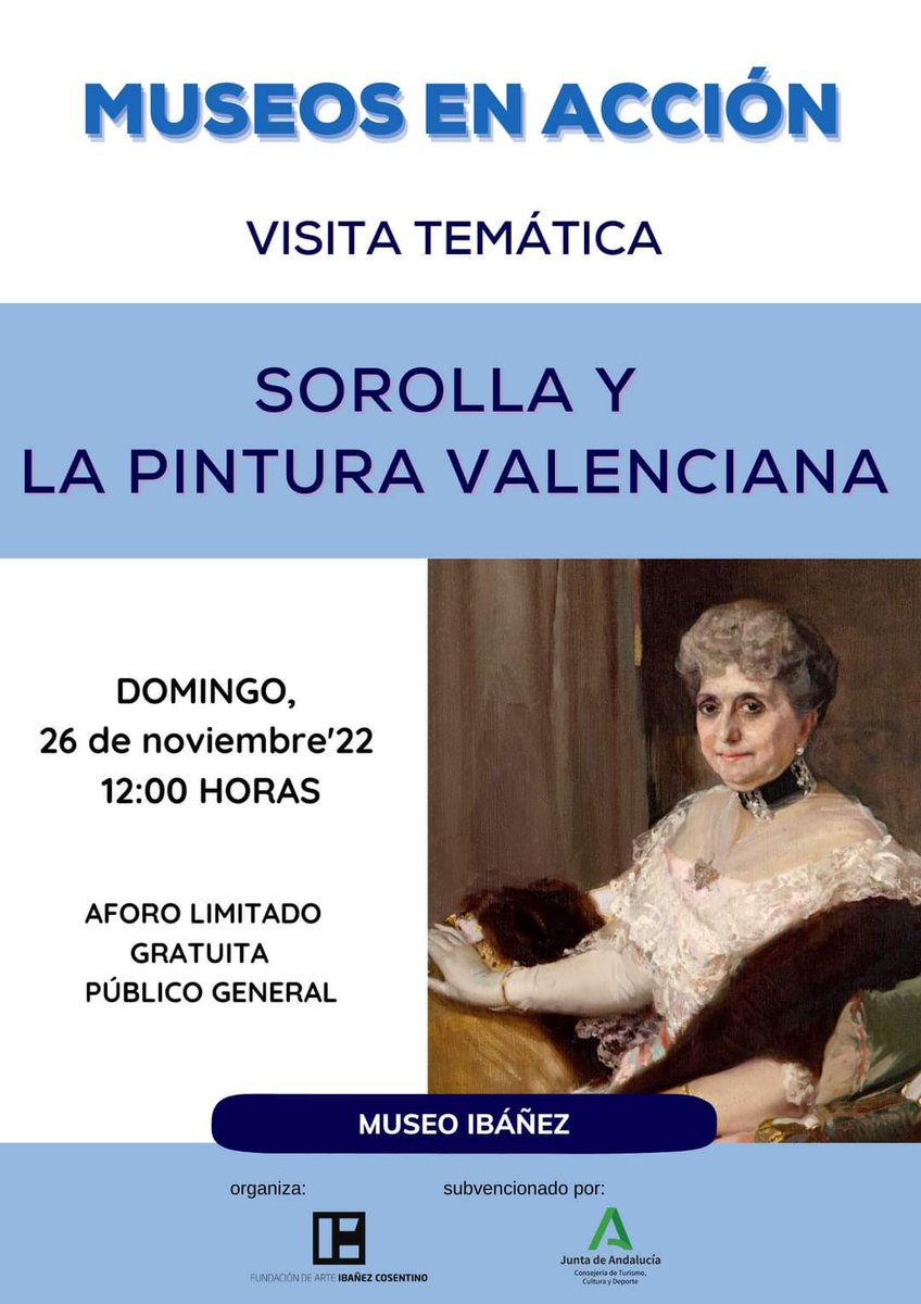 MuseoIbanezAlm's tweet photo. #MuseosEnAccion: Este fin de semana va a ser movidito... Mira todo lo que hemos programado 😉.

Ah, recuerda que todas las actividades son gratuitas.

Toda la info 👇🏻

#MuseoIbañez #CentroPerezSiquier https://t.co/SQ8dBaHBva