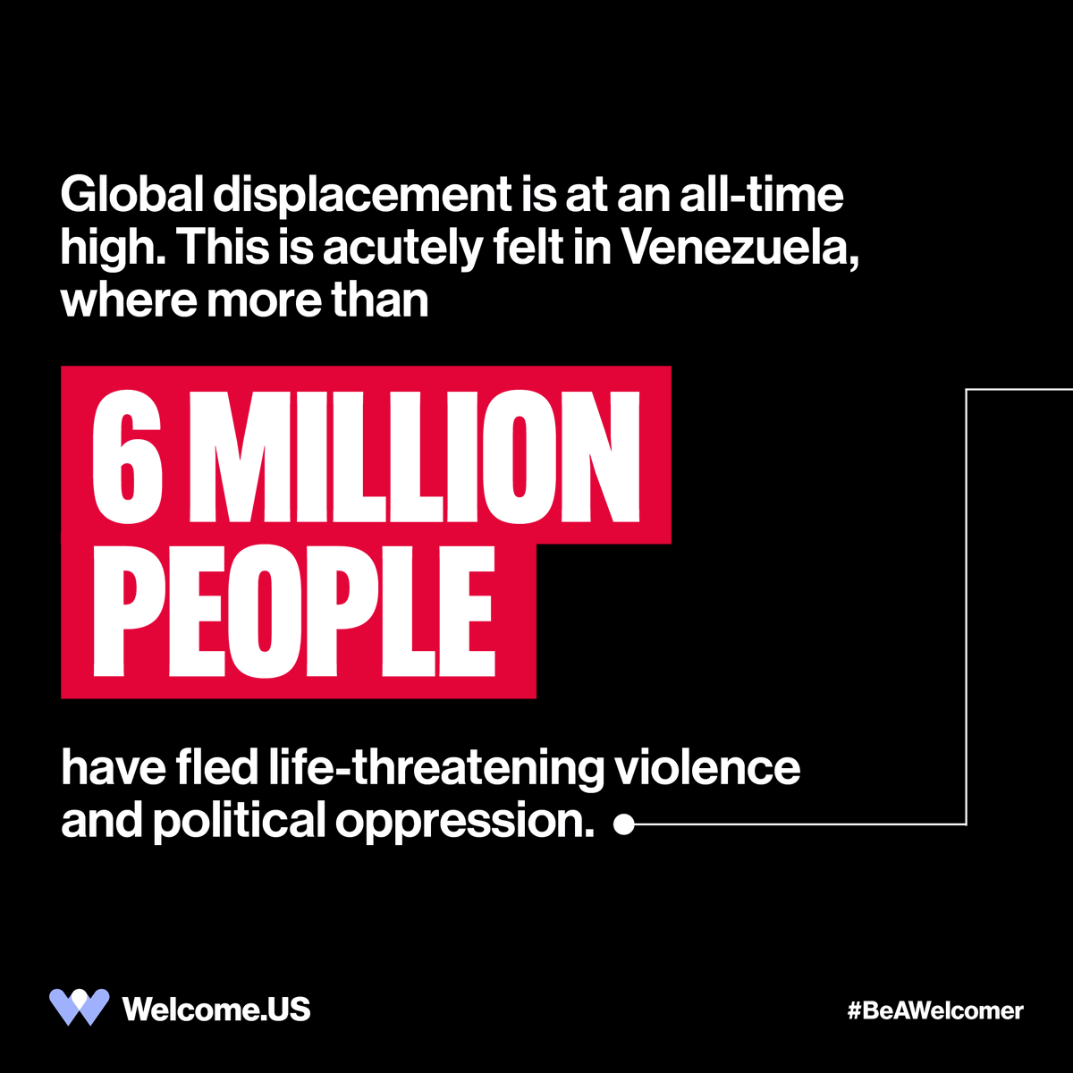 welcomeus's tweet photo. You can provide a bridge to safety for Venezuelans seeking refuge in the U.S. through the Process for Venezuelans (P4V). https://t.co/uOoVsDHHks