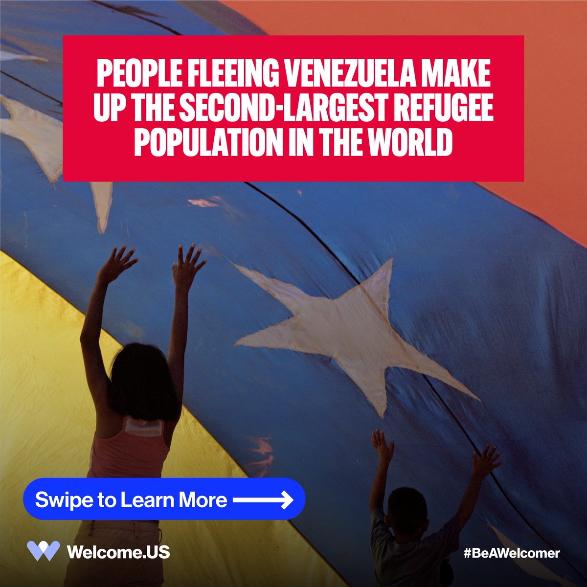 welcomeus's tweet photo. You can provide a bridge to safety for Venezuelans seeking refuge in the U.S. through the Process for Venezuelans (P4V). https://t.co/uOoVsDHHks