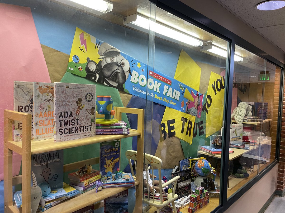 ThelenPrincipal's tweet photo. We are ready for Book Fair week! Sales open Monday, November 28! https://t.co/w50PsiCOMu