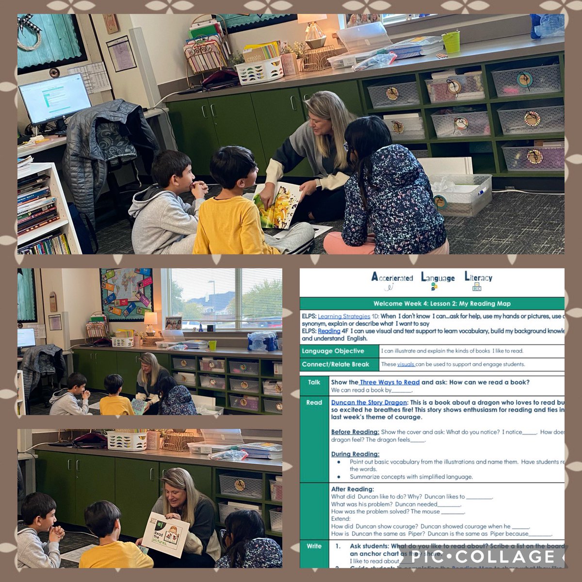 Learning walk #2 piloting Accelerated language and Literacy for newcomers! This coach created such a language rich environment by scaffolding with sentence stems and holding students accountable for speaking in complete sentences. #newcomersCAN