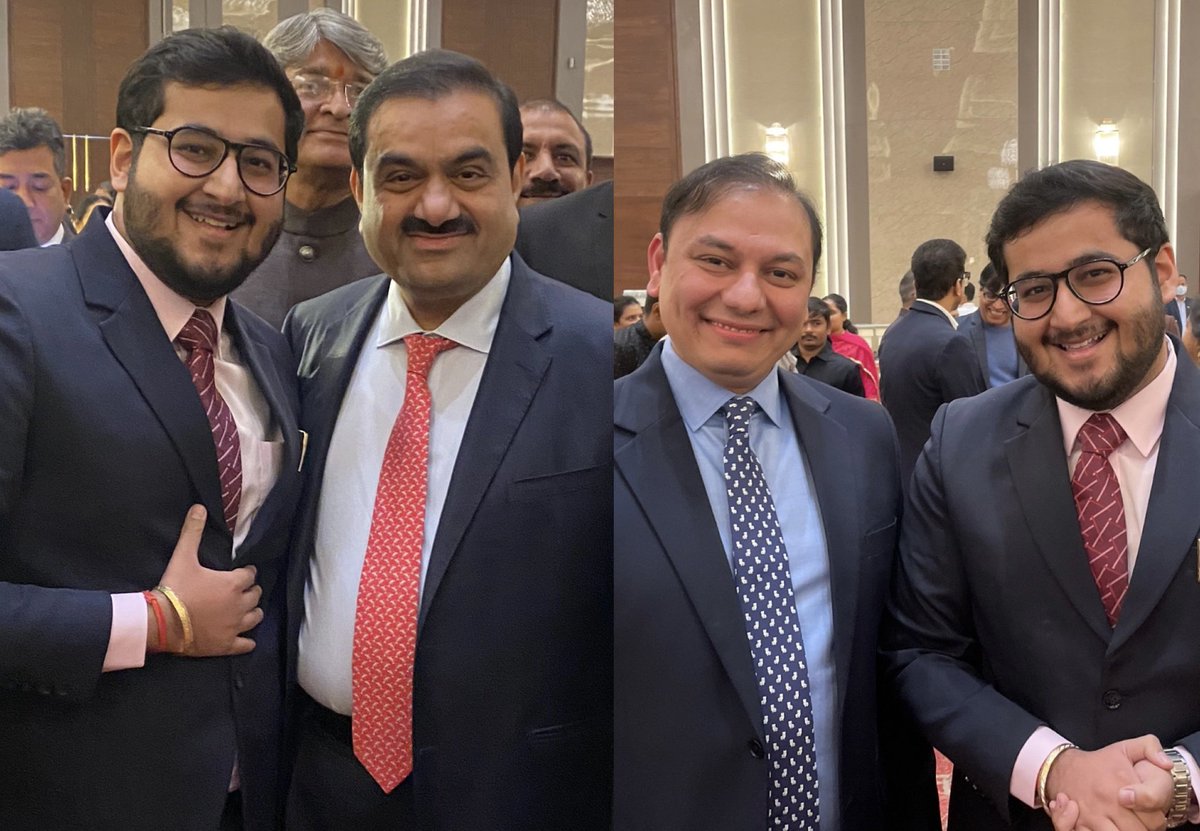 An incredible day meeting my sources of inspiration 🙏🌸

Shri.Gautam Adani and Shri.Pranav Adani today at Ahmedabad