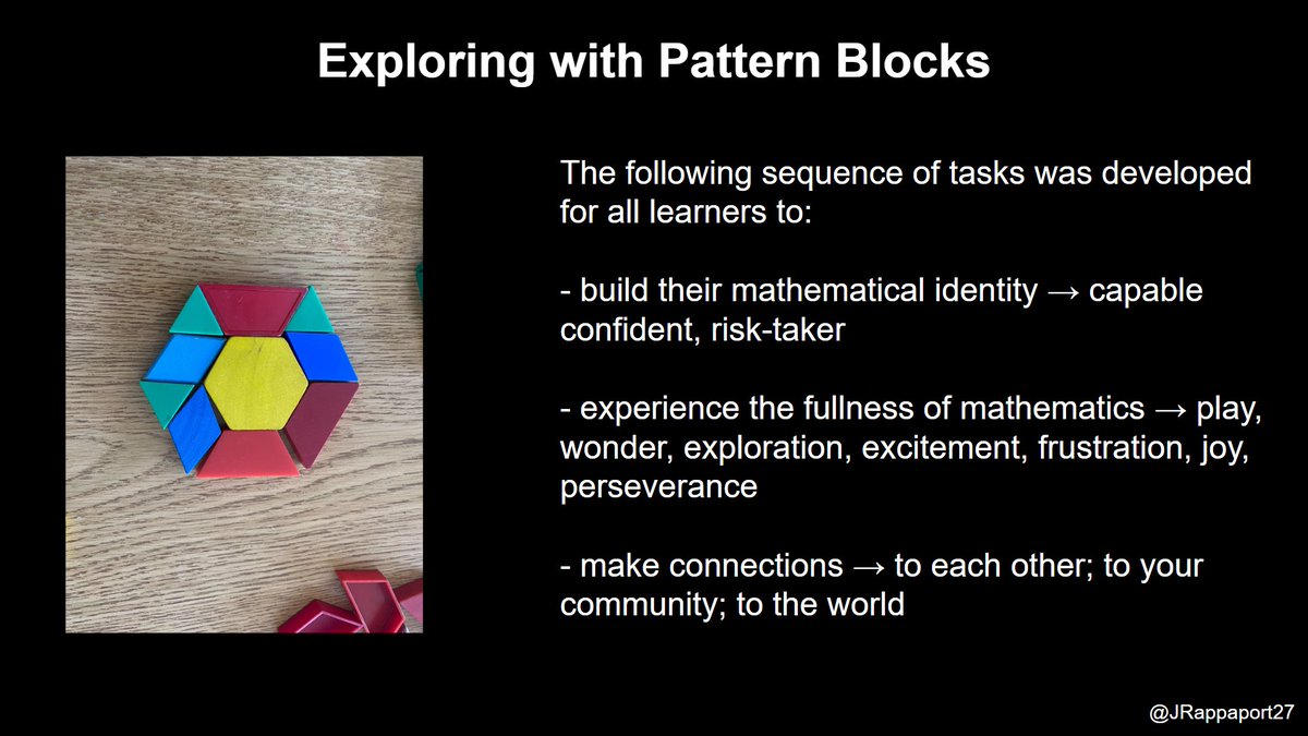 JRappaport27's tweet photo. Here's a draft of a sequence of 6 tasks. Included in the speaker notes are sample hints/prompts to support/challenge/extend thinking, sample teacher moves and assessment considerations. Feedback always appreciated :) @pgliljedahl @MrValencia24 @KirstDy 
https://t.co/bZ1krAsz6z https://t.co/B66qn3DivI