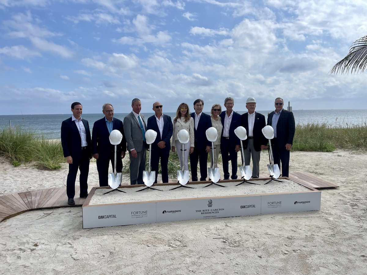 jaylivebetter's tweet photo. The Curated Collection Group was fortunate to be invited to the groundbreaking ceremony of The Ritz-Carlton Residences, Pompano Beach on last Thursday, November 17th

An Owners-Only Luxury Resort

Completion is scheduled for 2025 Price starting @ $1M

📲310.713.9090

#ONEsir https://t.co/qNz1OBYHc0