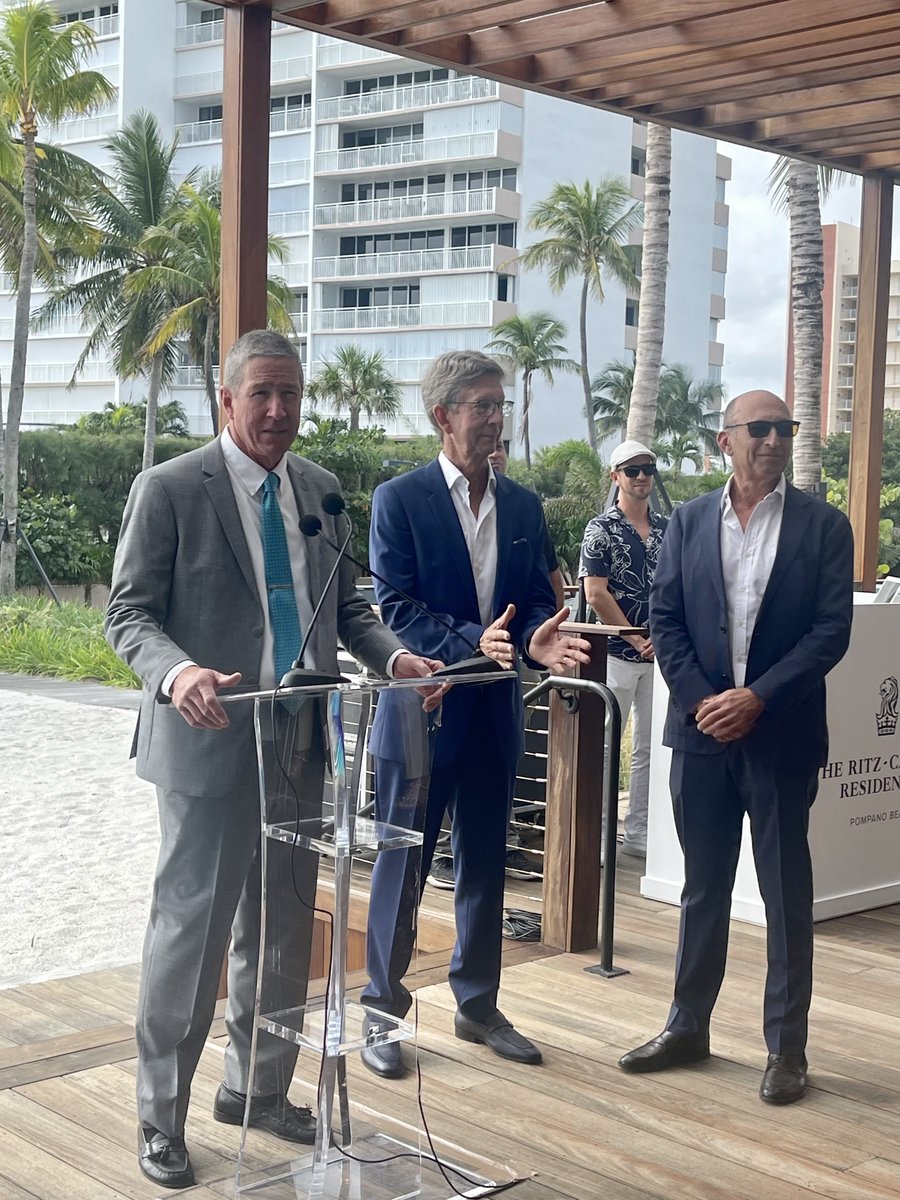jaylivebetter's tweet photo. The Curated Collection Group was fortunate to be invited to the groundbreaking ceremony of The Ritz-Carlton Residences, Pompano Beach on last Thursday, November 17th

An Owners-Only Luxury Resort

Completion is scheduled for 2025 Price starting @ $1M

📲310.713.9090

#ONEsir https://t.co/qNz1OBYHc0
