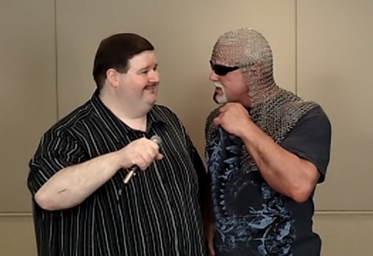 ChrisHero's tweet photo. Todd Fulkerson was a kindhearted, fun-loving guy. He adored pro wrestling &amp; autograph conventions. Christened “Todd the Bod” by none other than Terry Funk, it brought Todd great joy to cut promos alongside his favorite wrestlers. It brought us greater joy to watch them. https://t.co/Ol2vf7tNC6