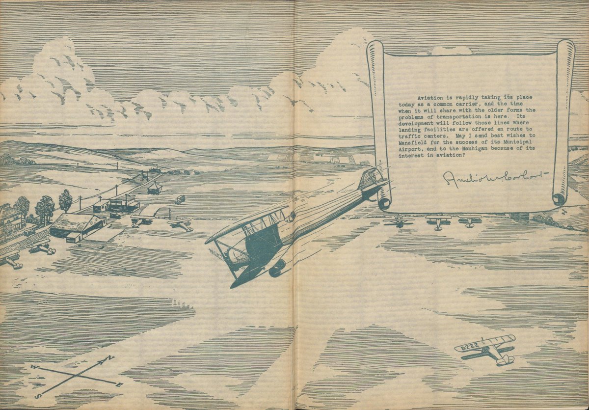 We did it!! 🎉All of our #HearUsRoar Mansfield Senior High School yearbooks from 1907 to 2000 have now been digitized and are available online! 
Feat. the 1929 Manhigan with a note from Amelia Earhart! 
Find the blog post here: theshermanroom.wordpress.com/2022/11/19/90-…