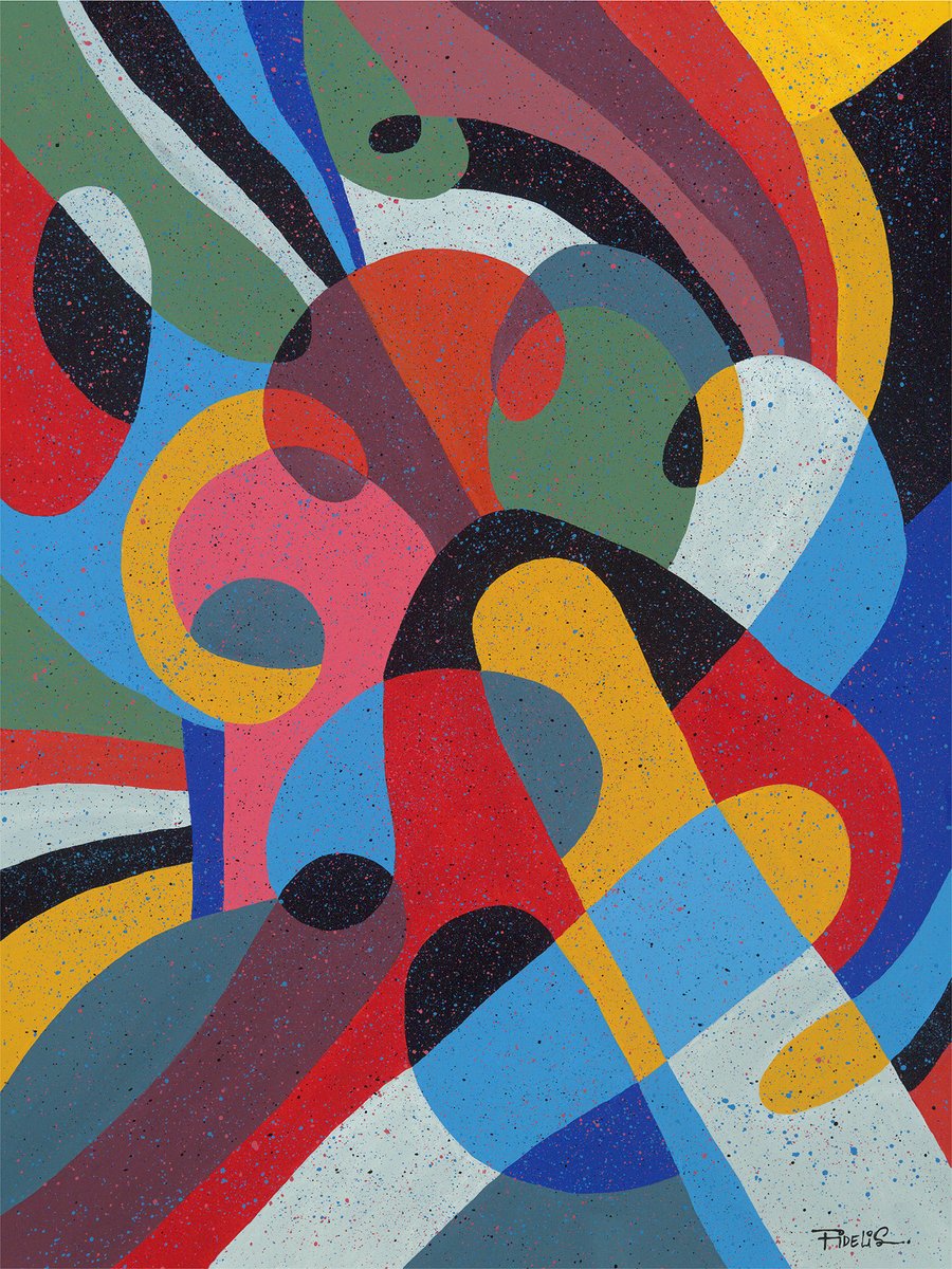 IN THE GALLERY - Diego Fidelis': 'LISTEN' 30x40