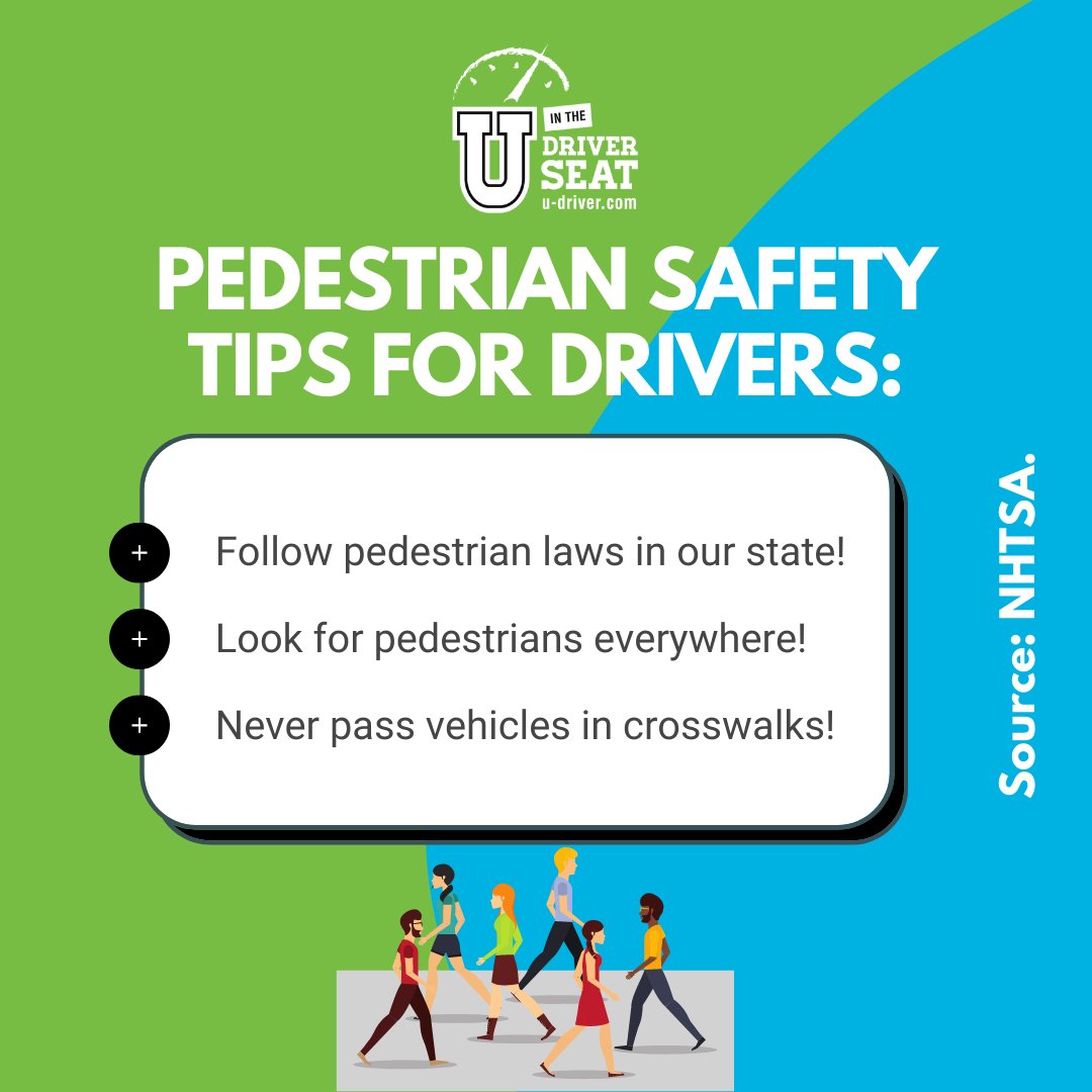 #PedestrianSafety matters! Which of these tips do you follow while making#SafeDriving a priority? 🚶‍♂️👀