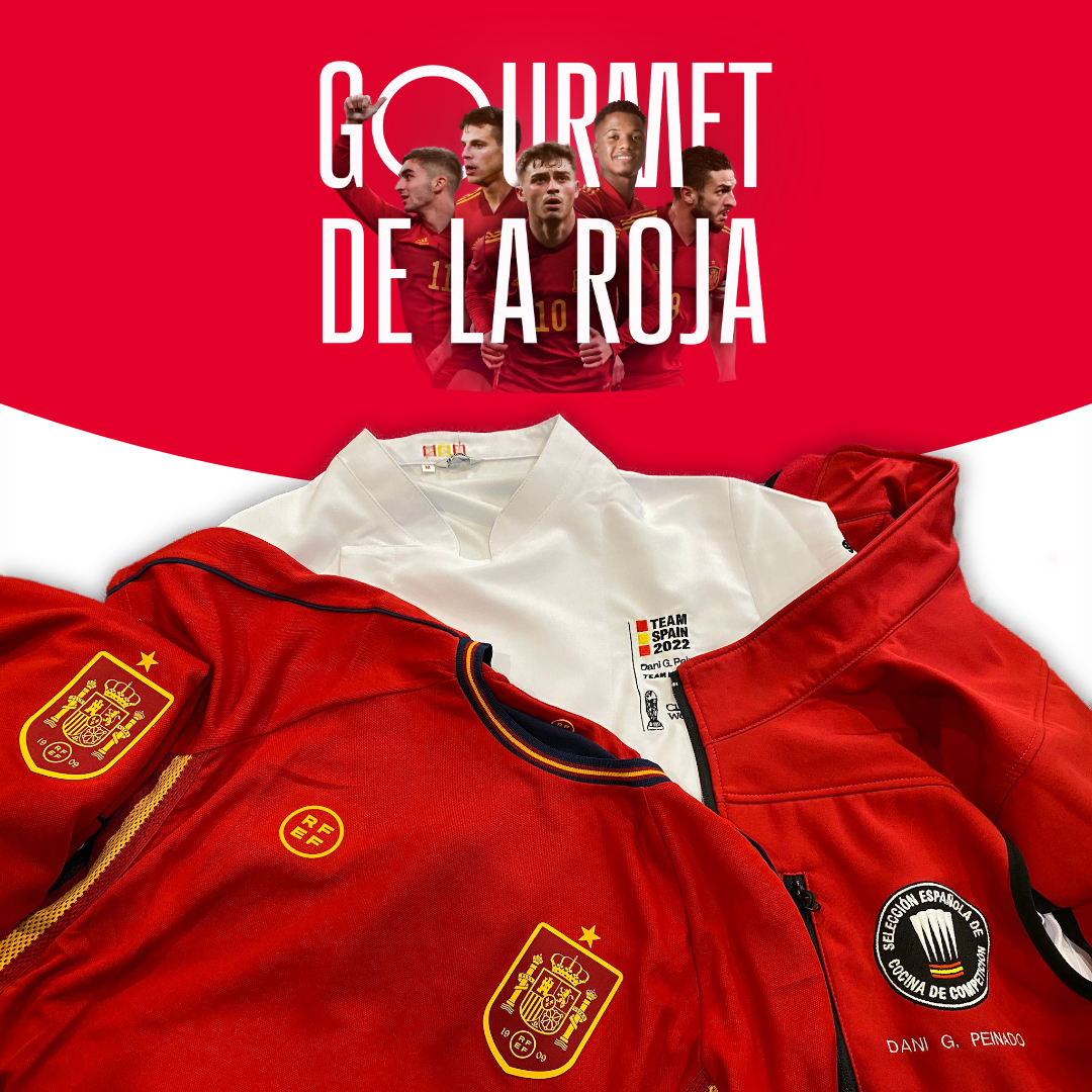 Somos deporte, somos gastronomía, somos españoles, somos…
¡EL GOURMET DE LA ROJA!
Siempre con nuestra selección.
¡¡¡VAMOS ESPAÑA!!!

#AQueSabeLaRoja