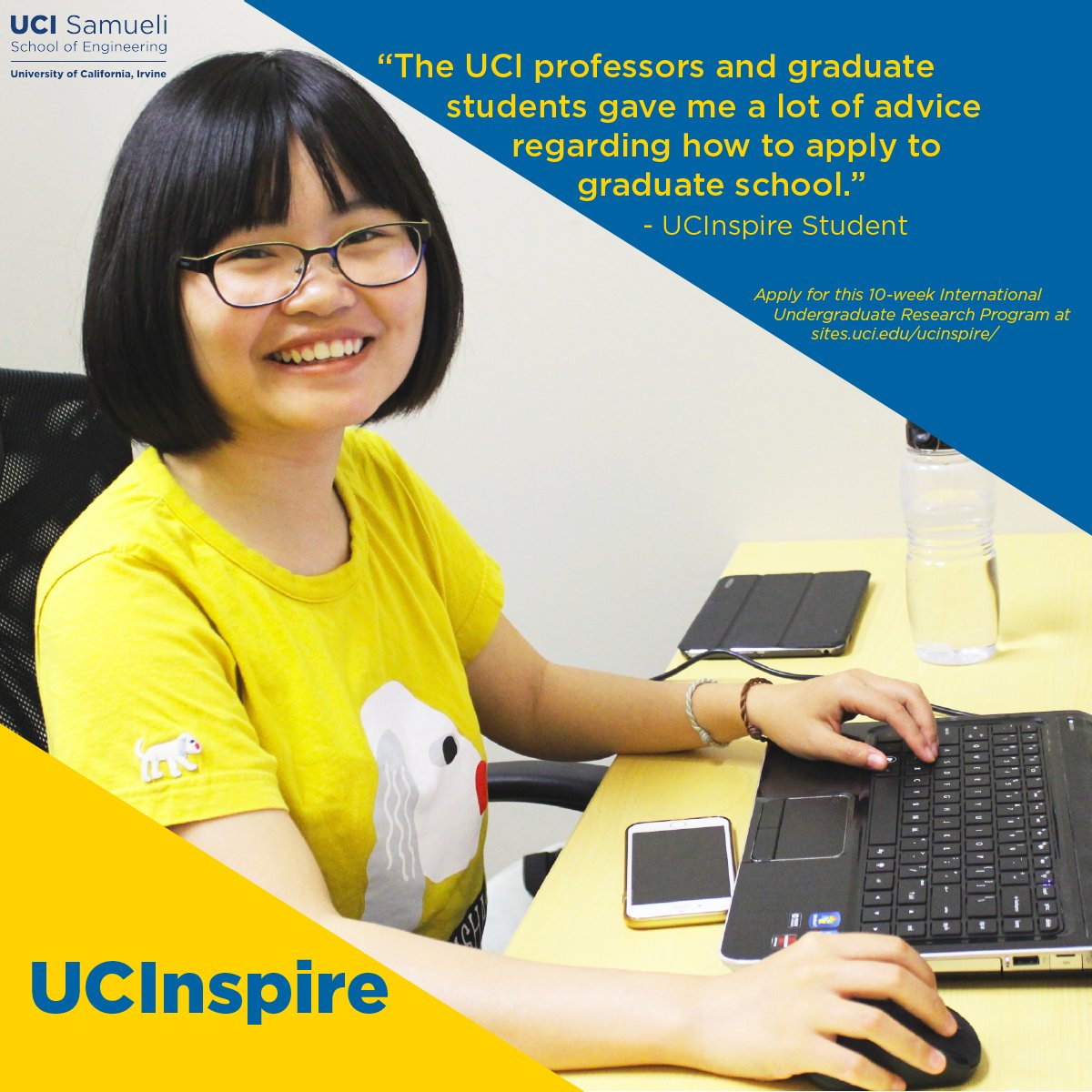 UCIEngineering's tweet photo. Are you an international student interested in pursuing graduate studies in engineering in the U.S.? Learn about our UC Inspire 10-week immersive research experience.

#UCIEngineering #UCInspire #InternationalEngineering

https://t.co/zvmpjK8wh1 https://t.co/TY38nPv8ur