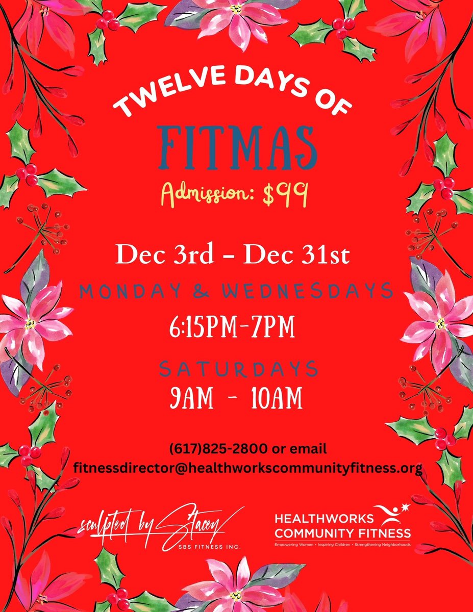 Stay in shape this holiday season with Stacey’s 12 Days of Fitmas 🎄 grab the last spots! #fitnessmotivation #community #12daysofchristmas #fitnesschallenge #healthyholidays #happyholidays #signupnow
