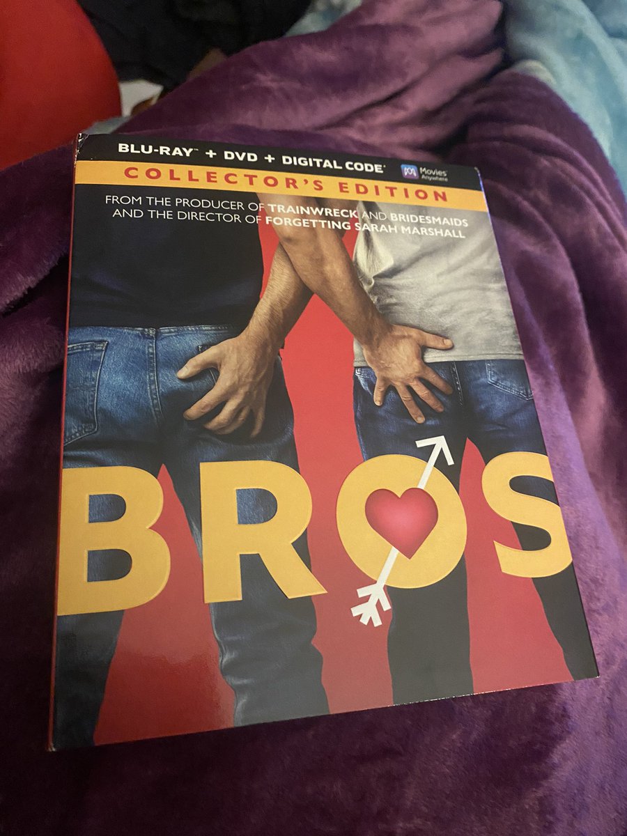 Of course I had the Blu-ray pre ordered. This one’s a new comfort movie for me. The kind of thing you turn on when you’re having a bad day and it still manages to make you smile. Can’t wait to dive into the extras. #BrosMovie
