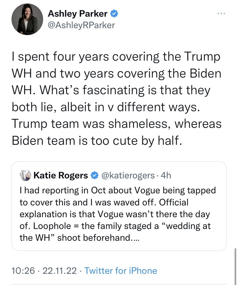 The most demoralizing thing about this, for me, is the fact that I am certain this WaPo Senior National Political Correspondent perceives all the criticism she is rightfully getting as validation: “I’m oh so above the fray, and all these angry partisans just can’t take it.”