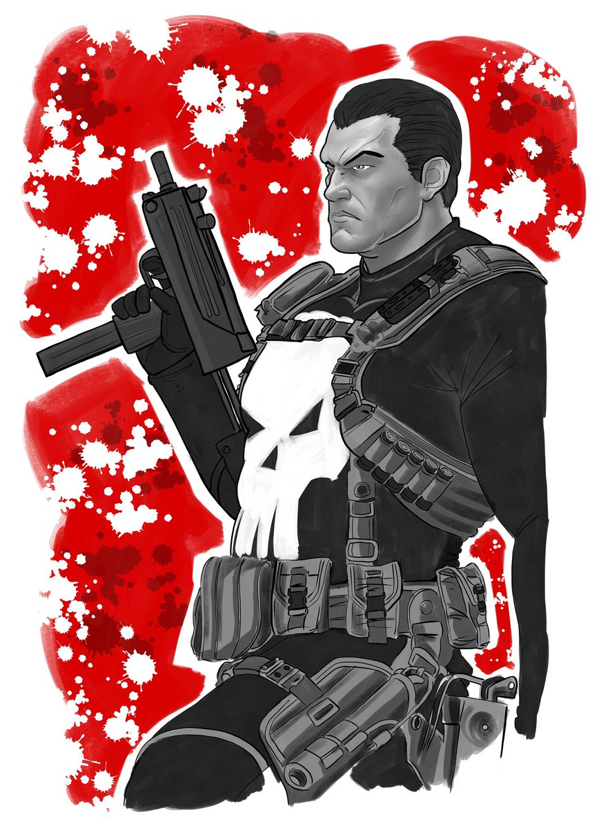 nando_martin's tweet photo. #castigador #punisher #Marvel #illustration #ilustracion #art #digitalart https://t.co/wa2B47mmSt