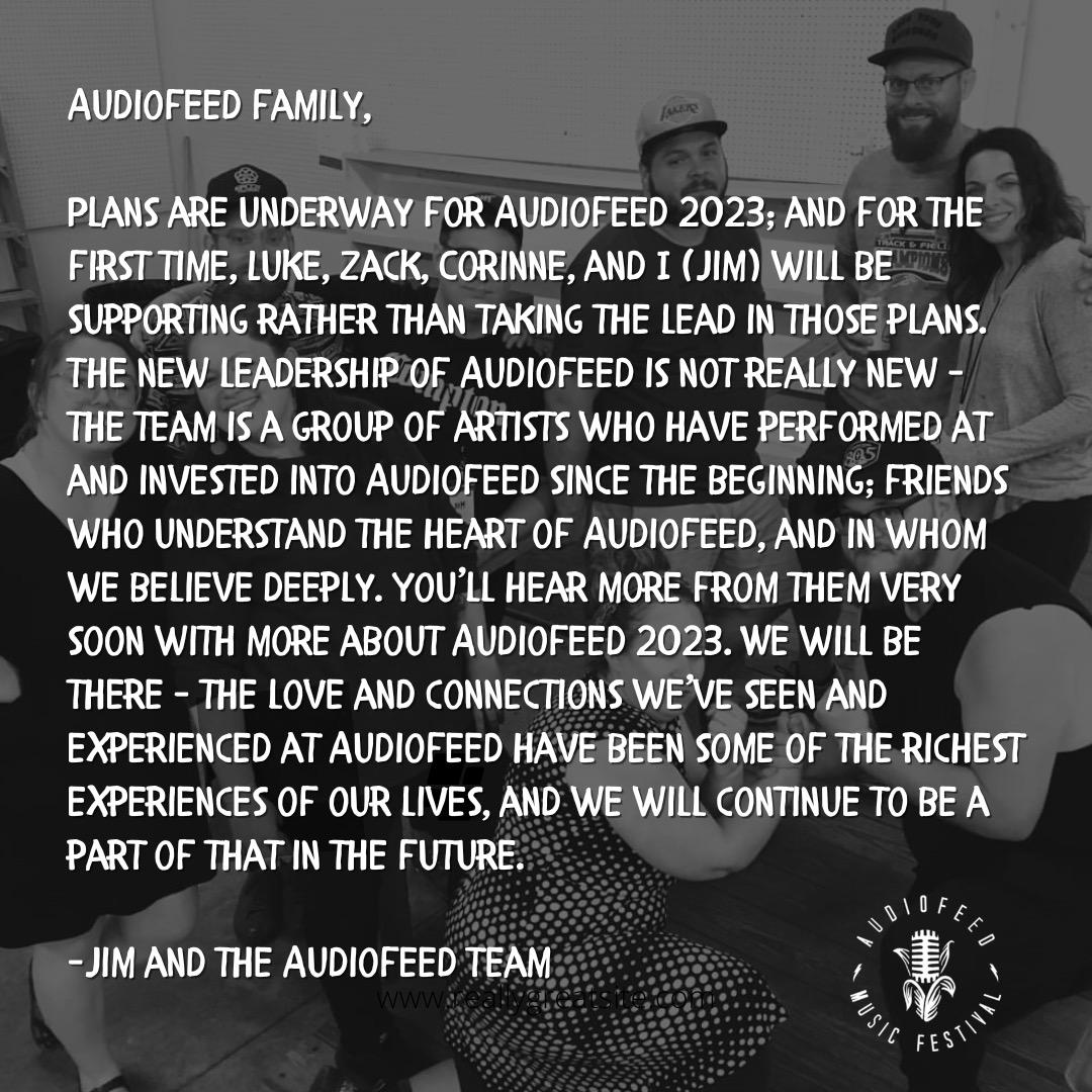 Audiofeed Festival (@audiofeedfest) on Twitter photo 