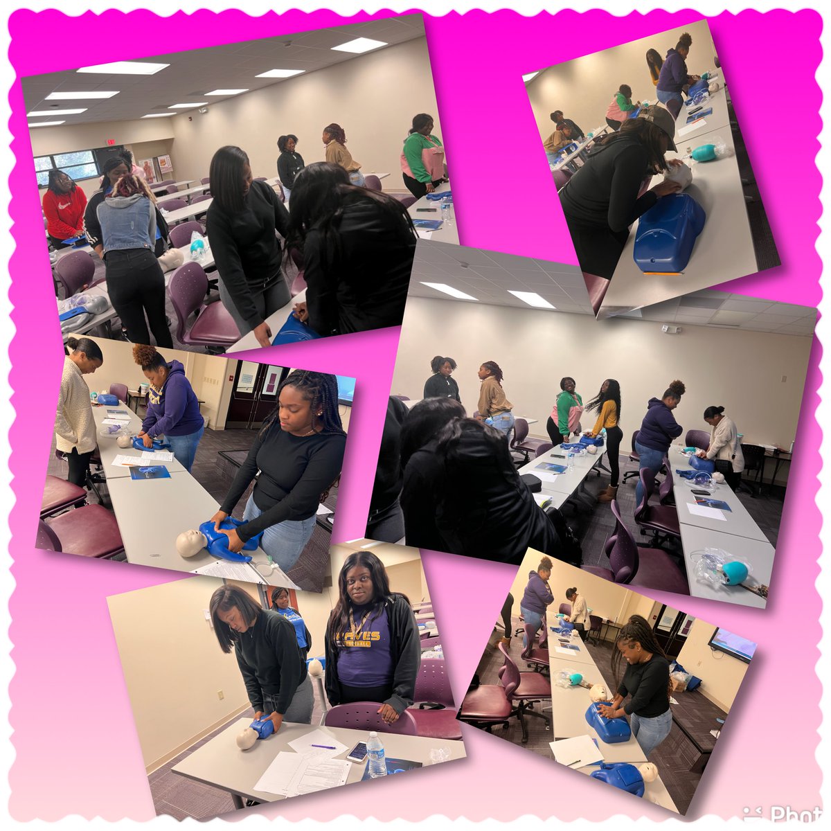 Our wonderful women of N.S.B.W.M. had a great opportunity to take a CPR class. We are forever thankful for the doors that keep opening up too our flourishing organization!🩺⚕️