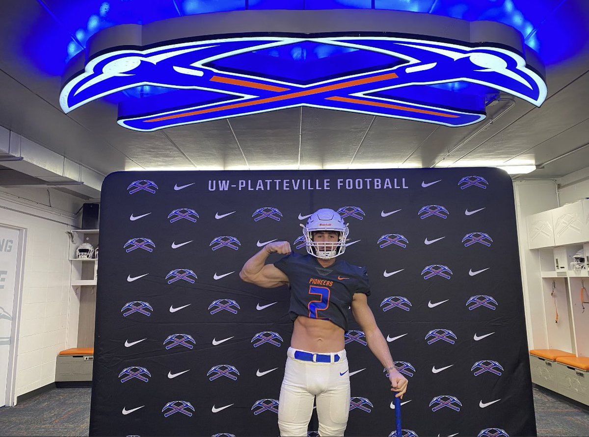 After a great visit today. I am blessed to say I have received an offer from <a href="/UWPlattFootball/">UW-Platteville Football</a> . Thank you for the awesome hospitality <a href="/reinhardt_tyler/">Tyler Reinhardt</a> <a href="/CoachAllender7/">Donald Allender</a> <a href="/Ryan_Munz/">Ryan Munz</a> <a href="/CoachR_Bailey/">Ryley Bailey</a>.